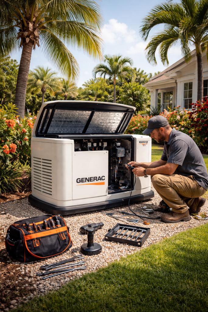 generac generator repair services in Florida and Alabama